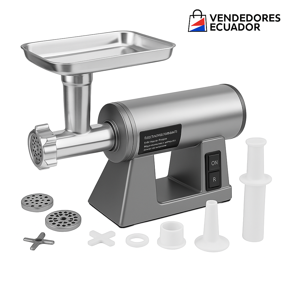 Molino Eléctrico de Carne Verde y Embutidos 1500W