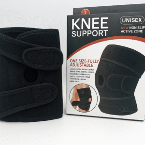 Rodillera Deportiva Ajustable con Zona Antideslizante – Unisex, Soporte para Dolor de Rodilla y Rehabilitación