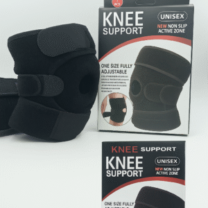 Rodillera Deportiva Ajustable con Zona Antideslizante – Unisex, Soporte para Dolor de Rodilla y Rehabilitación