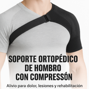 Soporte Ortopédico de Hombro con Compresión Mute – Alivio para Dolor, Lesiones y Rehabilitación