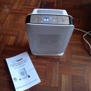 Calefactor Eléctrico Ecuador – Soleil Digital 110V Silencioso y Seguro
