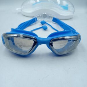 Gafas de Natación Profesionales Antiempañantes – Azul y Negro | Vendedores Ecuador