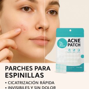 Parches Antiacné Día y Noche – Cicatrización Rápida, Invisibles y Resistentes al Agua