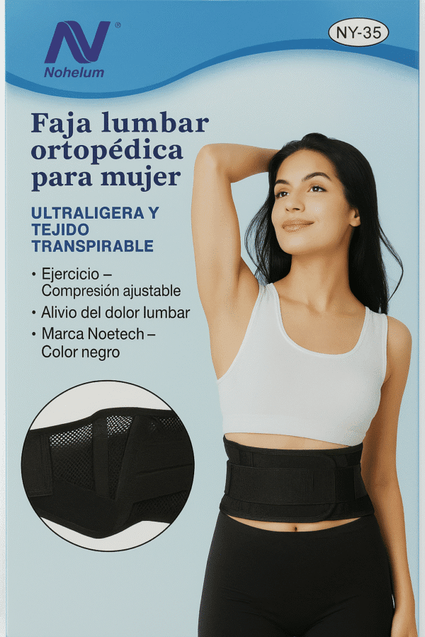 🖤 Faja Lumbar para Mujer – Modelo NY-35