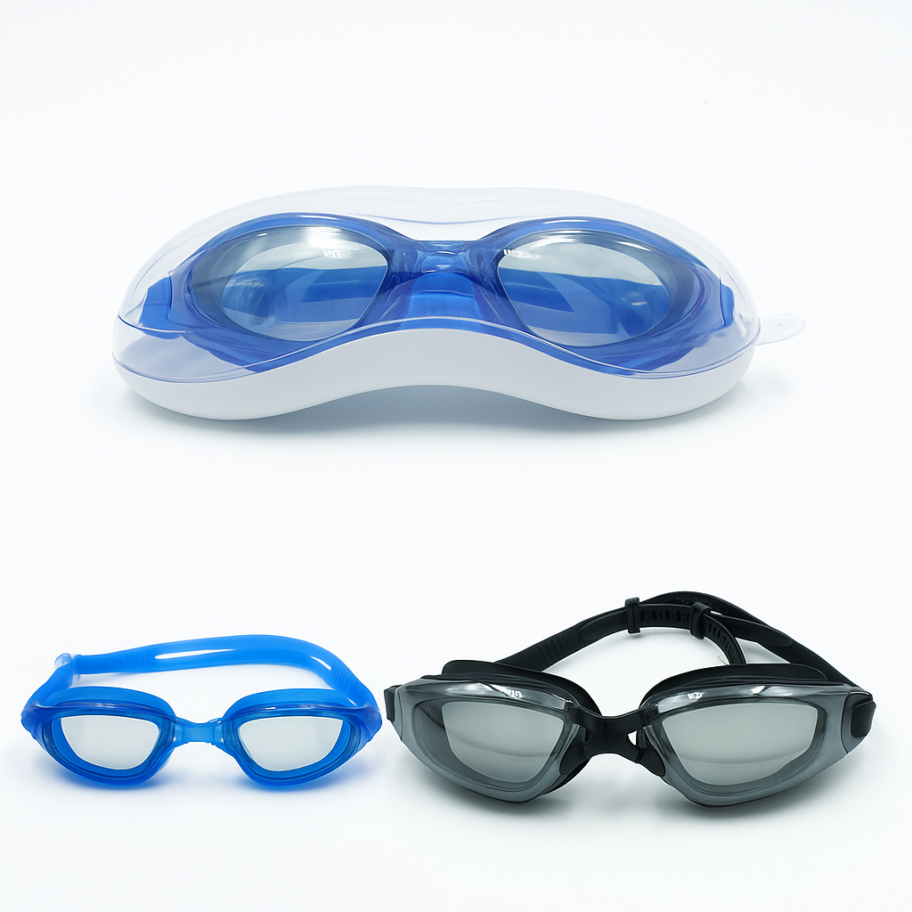 Gafas de Natación Profesionales Antiempañantes con Protección UV y Estuche – Vendedores Ecuador - Image 2