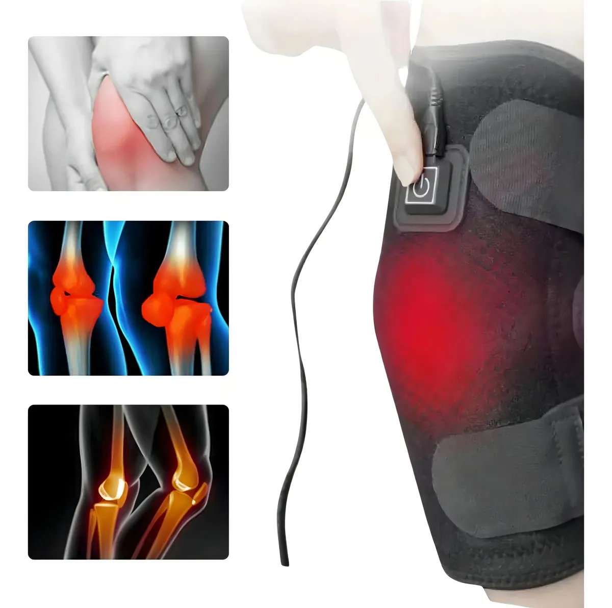 🔥 Rodillera Térmica con Almohadilla Eléctrica – Alivio Instantáneo del Dolor - Image 2