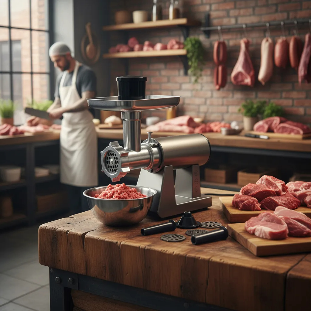 Molino Eléctrico de Carne y Embutidos 1500W con Accesorios y Boquillas - Image 4