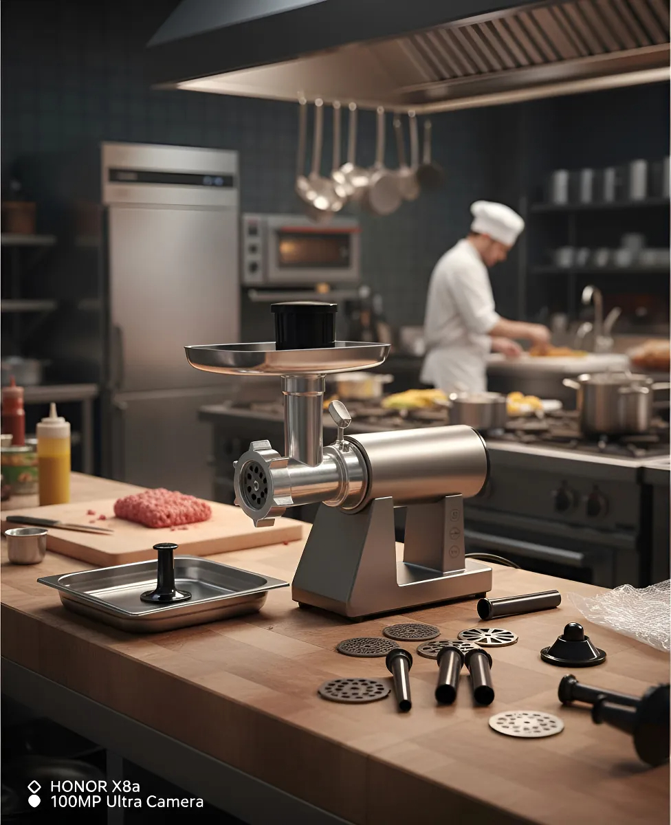 Molino Eléctrico de Carne y Embutidos 1500W con Accesorios y Boquillas - Image 3