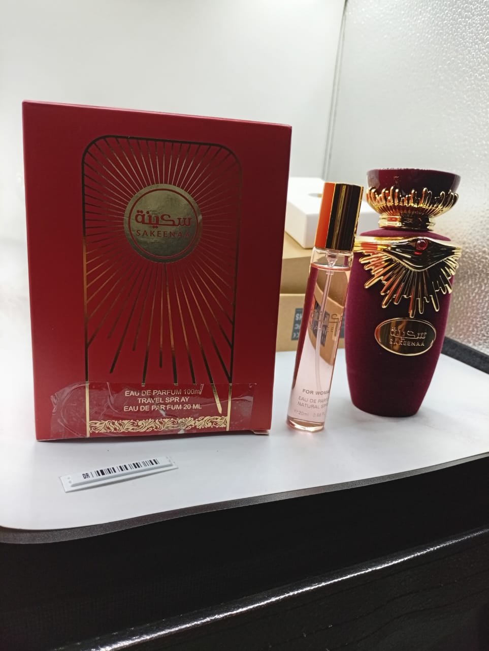 Perfume Árabe Sakeena Mystical EDP 100 ml + Travel Spray 20 ml - Image 2