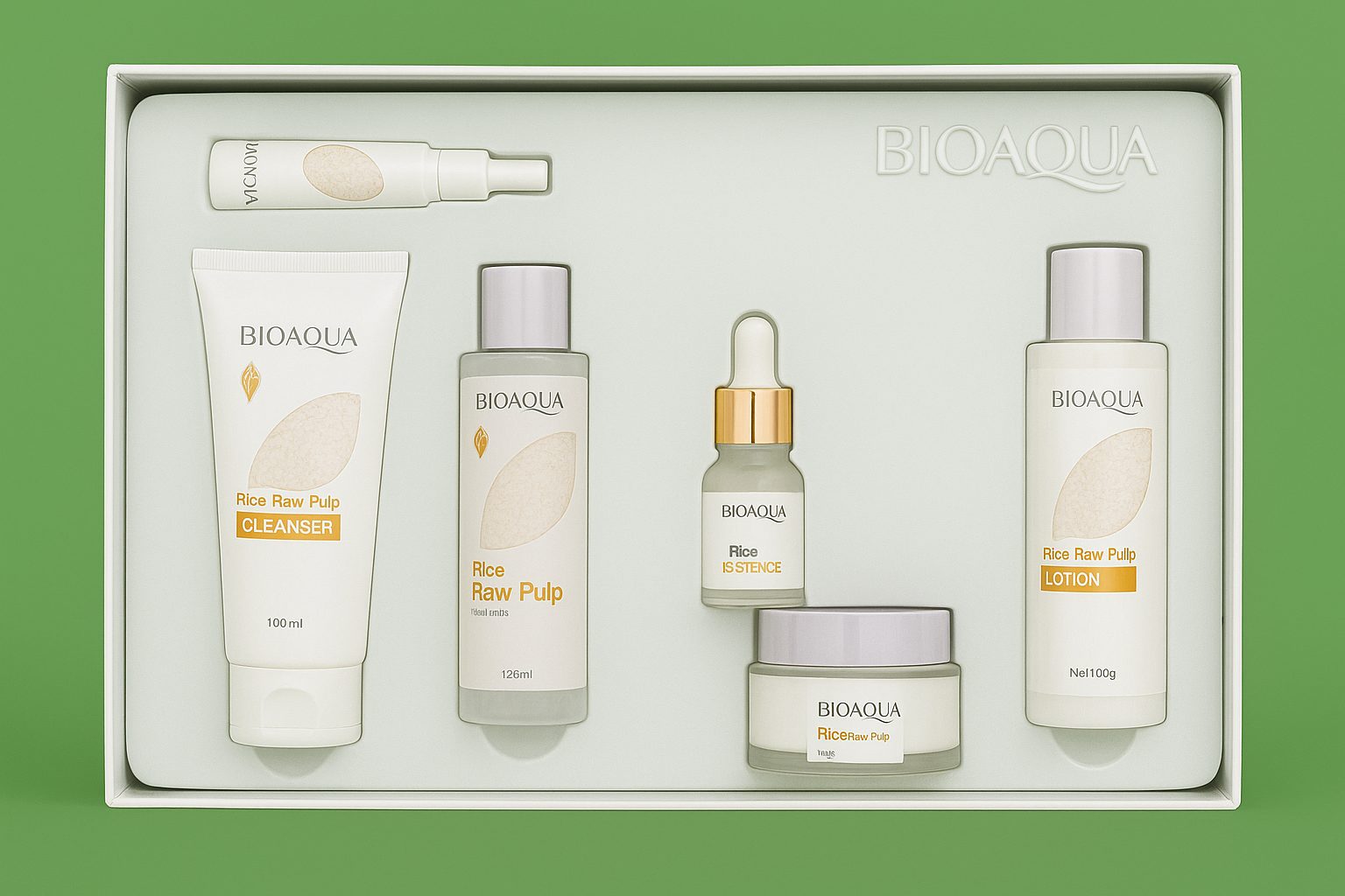 Kit Facial Bioaqua Vitamina C 6 Piezas Hidratante Iluminador - Image 2