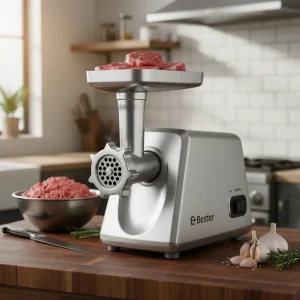 Molino Eléctrico de Carne E-bester 2500W Acero Inoxidable Profesional