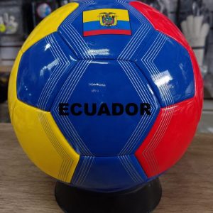 Pelota de Fútbol Ecuador Tricolor Roja Azul Amarilla